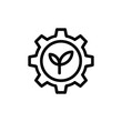agronomy line icon vector illustration