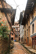 © Lesia Povkh - Empty tiny narrow streets of Panauti town in Nepal, South Asia. Lockdown restrictions