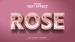 Rose Editable Text Effects