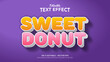 Sweet Donut Editable Text Effects
