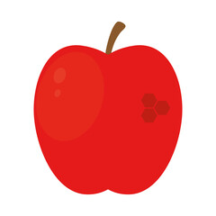 Poster - red apple fruit