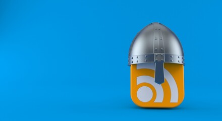 Sticker - RSS icon with knight helmet