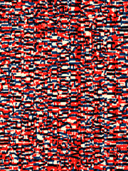 Poster - Abstract grunge vector background. Color handcrafted geometric composition of irregular graphic elements.