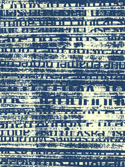 Poster - Abstract grunge vector background. Monochrome handcrafted geometric composition of irregular graphic elements.