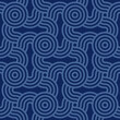 African. Decorative pattern for the background, tile and textiles..It is assembled from modular parts. Vector. Seamless.