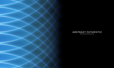 Wall Mural - Best banner business design Abstract line curve pattern background. futuristic background, Abstract art wallpaper. Vector illustration.