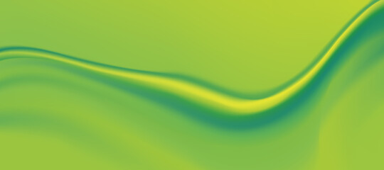 Poster - Web header background design with liquid green paint flow. Abstract fluid background for website, brochure, banner, poster.