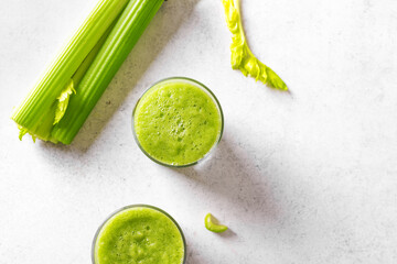 Wall Mural - Green celery juice