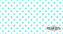 Dots Pattern Vector. Polka Dot Background. Blue Seamlles Polka Dots Abstract Background. Dot Pattern Print. Panorama View. Vector Illustration