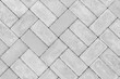 Gray paving slabs urban street road floor stone tile texture background, top view