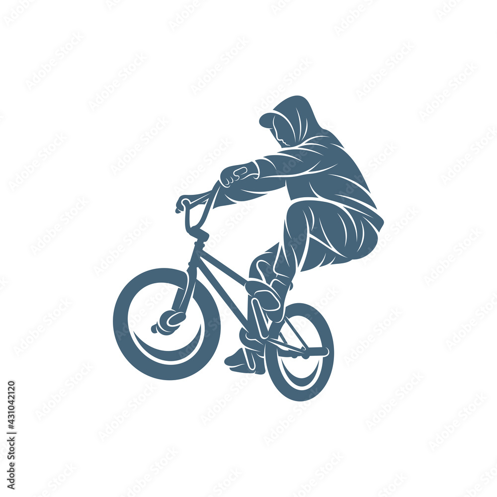 BMX design vector illustration, Creative BMX logo design concept ...