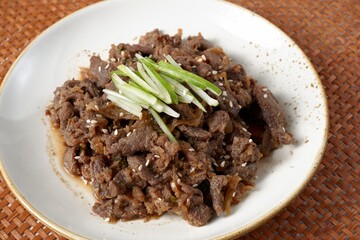 Bulgogi, Korean grilled marinated beef