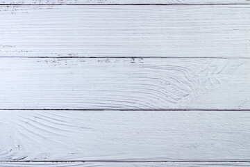 Wall Mural - Old Weathered white wooden textured background. White painted wooden table
