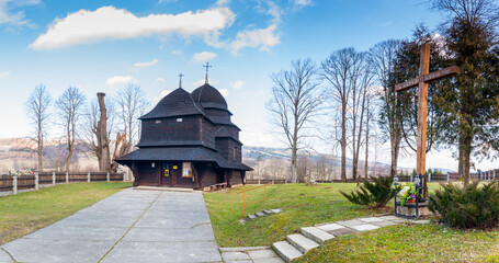 Cerkiew Opieki Matki Bożej w Równi, Bieszczady, Polska / Orthodox church of the Protection of the Mother of God in Równia, Bieszczady, Poland