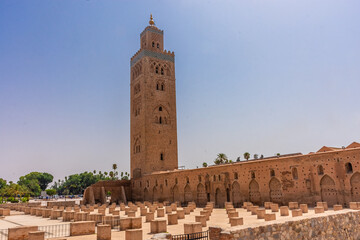 Wall Mural - The Koutobia Mosque of Marrakech, Morocco