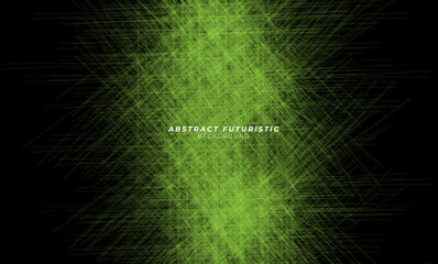 Wall Mural - Green technology particle design background. Abstract technology background Hi-tech communication concept futuristic digital innovation. Vector background.