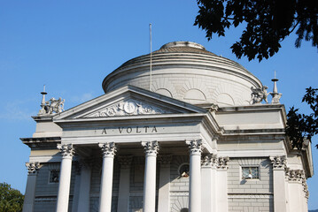 Il Tempio Voltiano, museo dedicato ad Alessandro Volta, a Como.