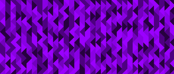 Poster - Abstract retro pattern of geometric shapes. Colorful gradient mosaic backdrop. Geometric hipster triangular background, vector