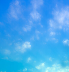 Wall Mural - blue sky with beautiful natural white clouds
