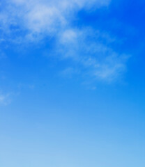 Wall Mural - blue sky with beautiful natural white clouds	
