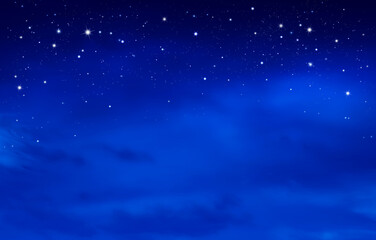 Wall Mural - beautiful background of the night sky with stars