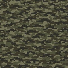 green military camouflage. vector seamless print. army camouflage for clothing or printing