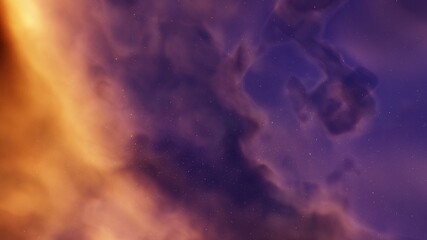 nebula gas cloud in deep outer space, abstract colorful background