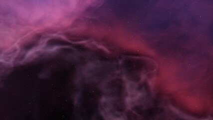 nebula gas cloud in deep outer space, abstract colorful background