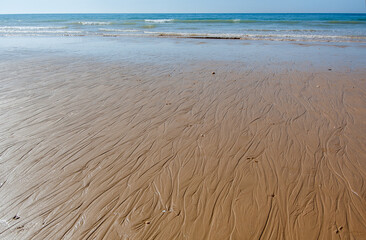 Morning walk on the beach