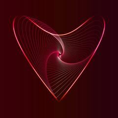 Abstract Art Heart 2