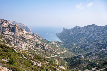 Wall Mural - Parc national des calanques, Marseille, France. Calanque de Sormiou au printemps.