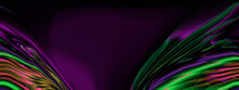 Abstract Green, Purple And Violet Background With Copy-space