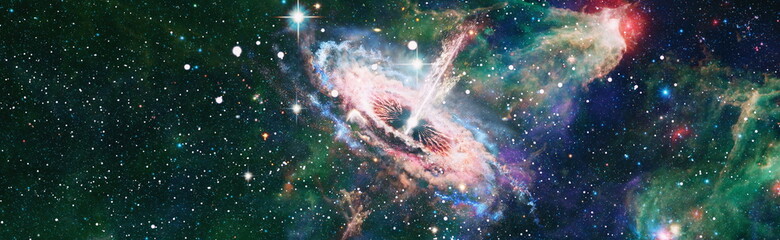 Wall Mural - mystical beautiful space. unforgettable diverse space background, elements of this image furnished b