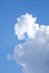 Poster - clouds and blue sky in nature background