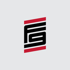 Poster - vector logotype. f9 - design element or icon. letter f and number 9 - logo.
