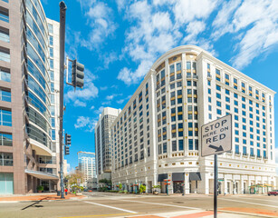 Wall Mural - Luxury buildings in downtown Orlando