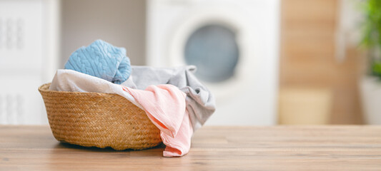 Canvas Print - clothes in the basket