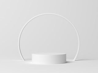 Poster - abstract background minimal style for product branding. mock up scene and empty space. 3d render