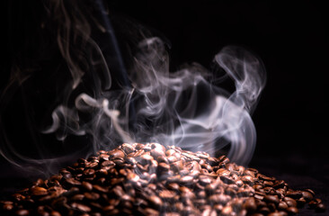 smoke from beans