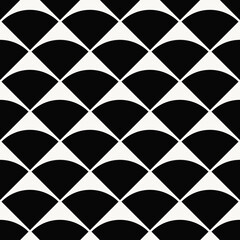 Aufkleber - Same arc shape pattern. Vector and seamless ornament.