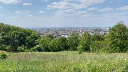 Poster - Bordeaux vue depuis le parc Palmer à Cenon, Gironde