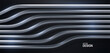 Silver stripes pattern. Abstract 3d background.