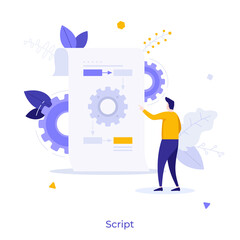 Abstract Character Concept. Vector