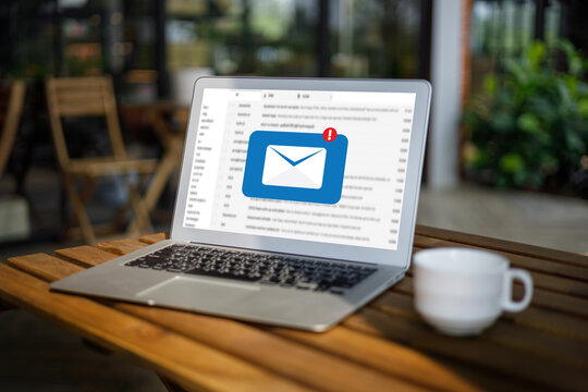 Mail Communication Connection message to mailing contacts phone Global Letters Concept