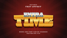 Extra Time Text Effect
