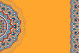 Fototapeta Kuchnia - Vector ornamental background with mandala