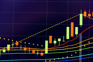 Personal financial planning concept. Businessman workplace with papers for financial planning. Business people discussing the charts and graphs showing the results of successful financial planning.	