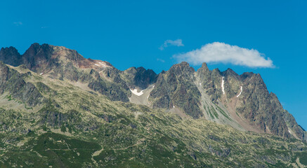 Wall Mural - Le massif du mont Blanc depuis le Prarion, Haute-Savoie, France