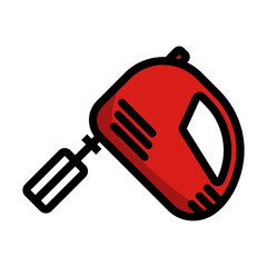 Sticker - Kitchen Hand Mixer Icon