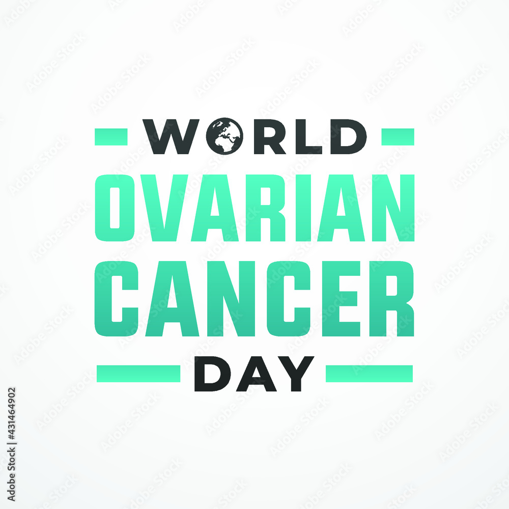 world ovarian cancer day may 8th, modern creative banner, sign, design ...